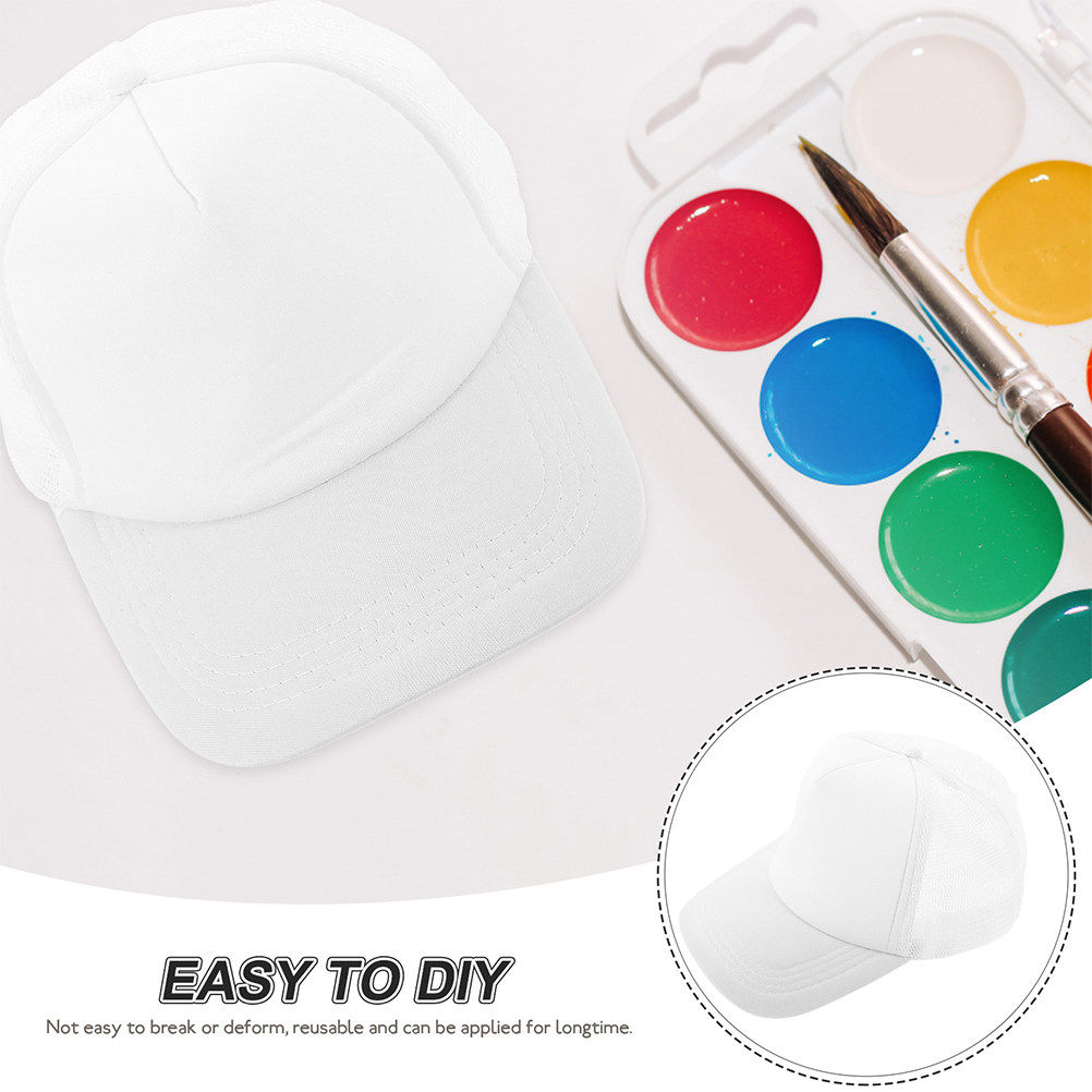 5Pcs Blank Baseball Hat Mesh D - Hat Sublimation Blank ulasan dan harga